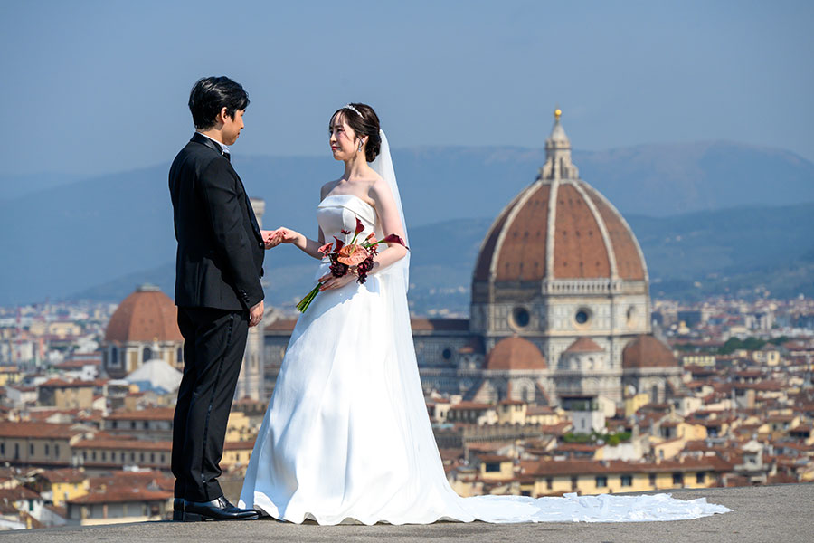 ヨーロッパ結婚式・挙式・ウェディング「イタリア・フィレンツェウェデングフォト」フォト