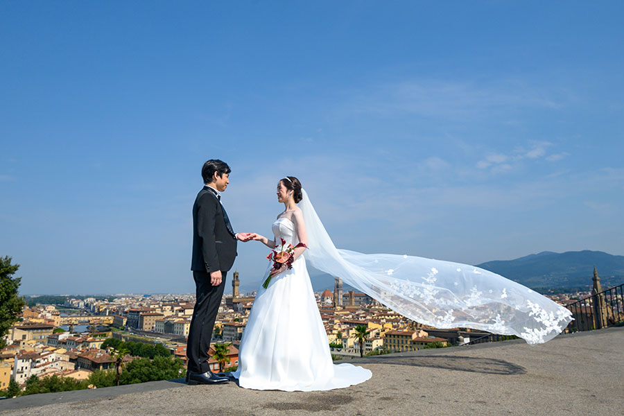 ヨーロッパ結婚式・挙式・ウェディング「イタリア・フィレンツェウェデングフォト」フォト