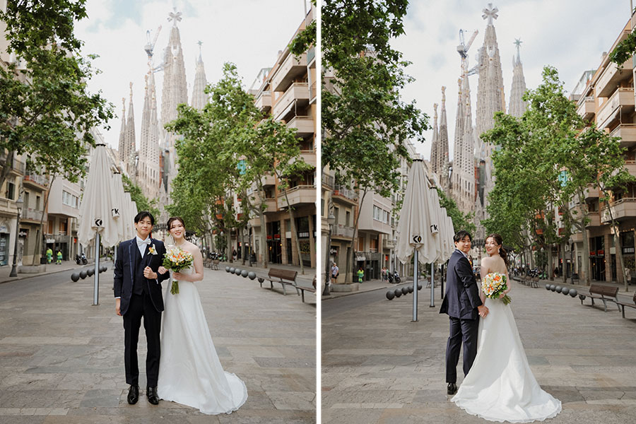 ヨーロッパ結婚式・挙式・ウェディング「スペイン ラグジュアリーフォトウェディング」フォト