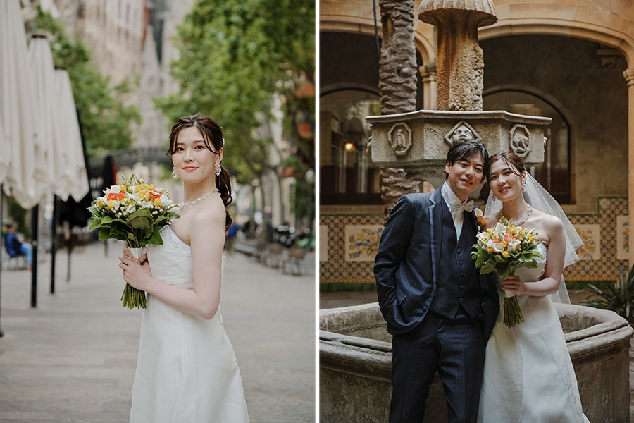 ヨーロッパ結婚式・挙式・ウェディング「スペイン ラグジュアリーフォトウェディング」フォト