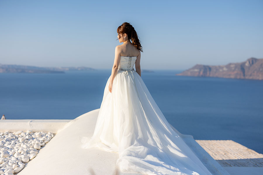 ヨーロッパ結婚式・挙式・ウェディング「ギリシャ・サントリーニ島 フォトウェディング」フォト