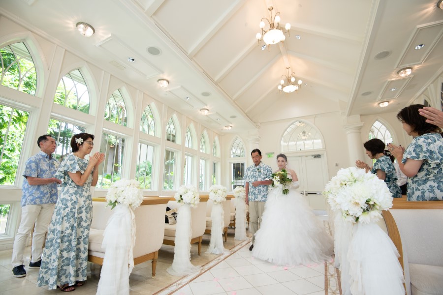 ハワイ結婚式・挙式・ウェディング「ジ・アカラチャペル」フォト・体験写真・体験レポート