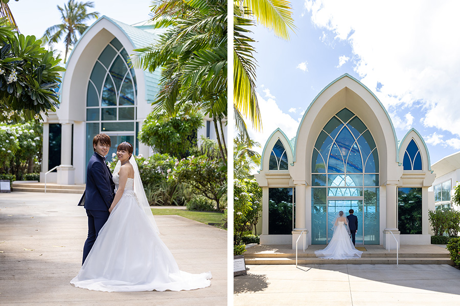 ハワイ結婚式・挙式・ウェディング「コオリナ・チャペル・プレイス・オブ・ジョイ」体験写真＆体験レポート
