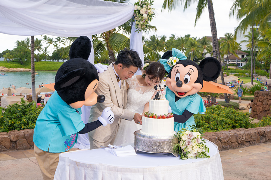 ハワイ結婚式・挙式・ウェディング「ディズニー・フェアリーテール・ウェディング・アウラニ」フォトギャラリー・体験写真・体験レポート