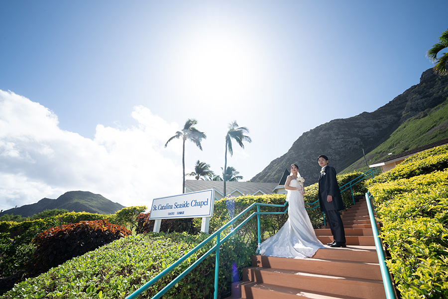 ハワイ結婚式・挙式・ウェディング「セント・カタリナ・シーサイドチャペル」フォトギャラリー・体験写真・体験レポート