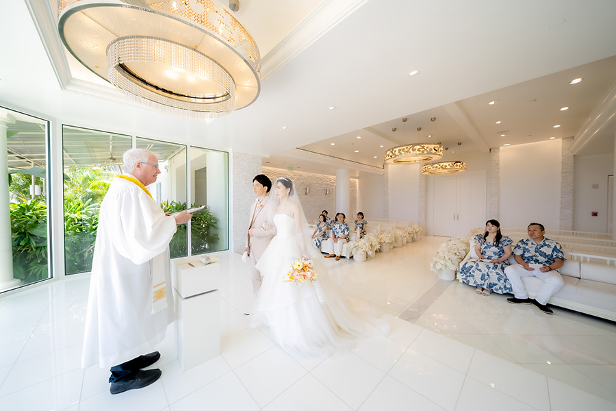 ハワイ結婚式・挙式・ウェディング「ザ・モアナチャペル」体験写真・体験レポート