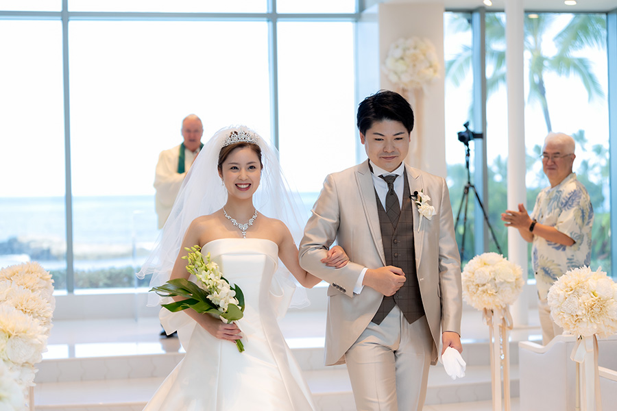 ハワイ結婚式・挙式・ウェディング「コオリナ・チャペル・プレイス・オブ・ジョイ」体験写真＆体験レポート