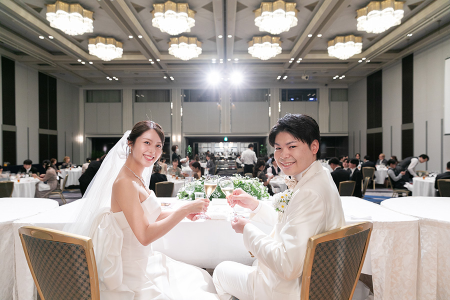 ハワイ結婚式・挙式・ウェディング 帰国後お披露目パーティー写真「ホテルニューオータニ 大阪」
