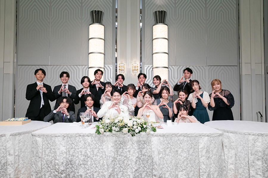 ハワイ結婚式・挙式・ウェディング 帰国後お披露目パーティー写真「ホテルニューオータニ 大阪」