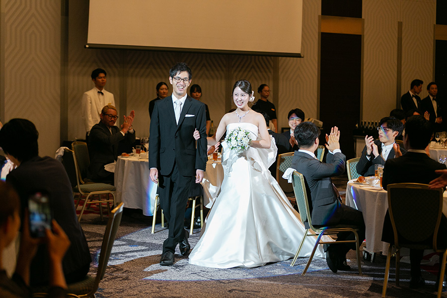 ハワイ結婚式・挙式・ウェディング 帰国後お披露目パーティー写真「ホテルニューオータニ 大阪」