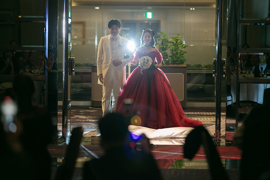 ハワイ結婚式・挙式・ウェディング 帰国後お披露目パーティー写真「ホテルニューオータニ 大阪」