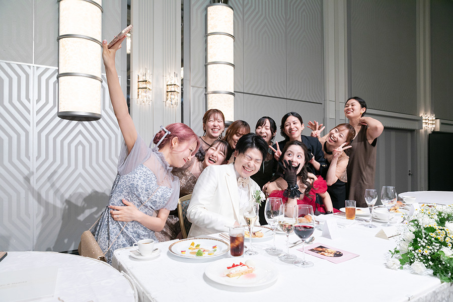 ハワイ結婚式・挙式・ウェディング 帰国後お披露目パーティー写真「ホテルニューオータニ 大阪」