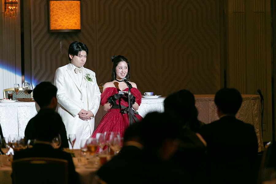 ハワイ結婚式・挙式・ウェディング 帰国後お披露目パーティー写真「ホテルニューオータニ 大阪」