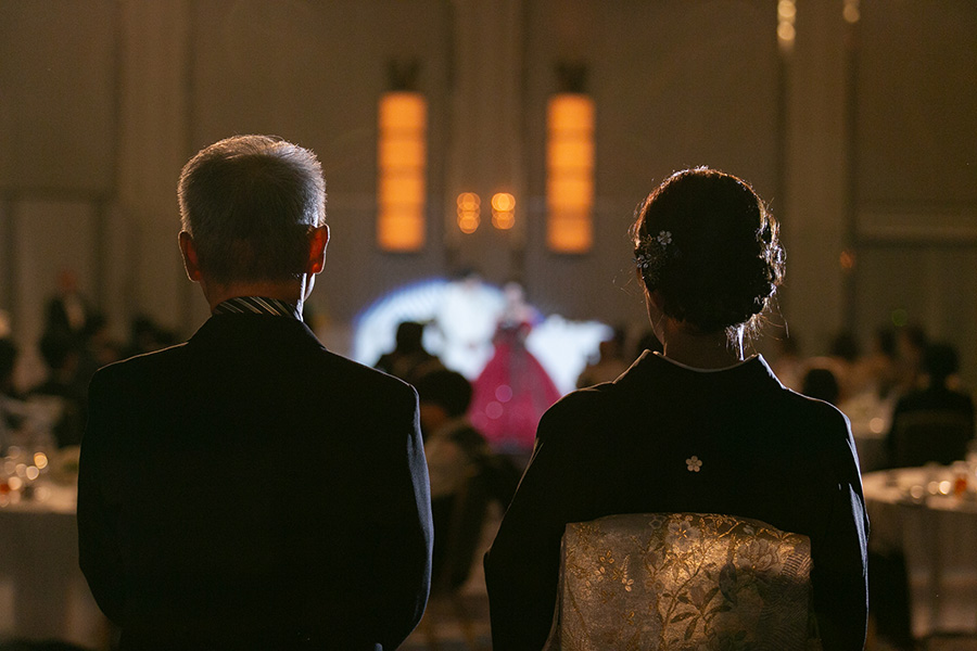 ハワイ結婚式・挙式・ウェディング 帰国後お披露目パーティー写真「ホテルニューオータニ 大阪」