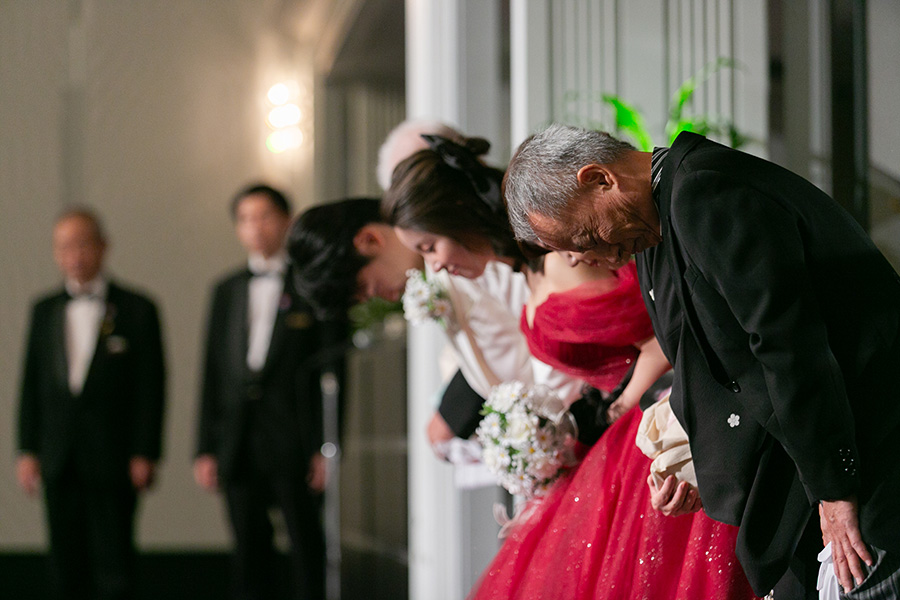 ハワイ結婚式・挙式・ウェディング 帰国後お披露目パーティー写真「ホテルニューオータニ 大阪」