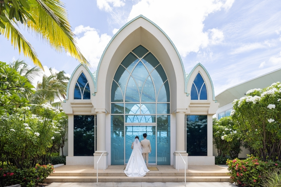 ハワイ結婚式・挙式・ウェディング「コオリナ・チャペル・プレイス・オブ・ジョイ」体験写真＆体験レポート
