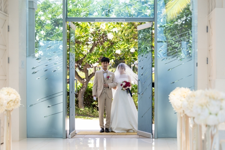 ハワイ結婚式・挙式・ウェディング「コオリナ・チャペル・プレイス・オブ・ジョイ」体験写真＆体験レポート