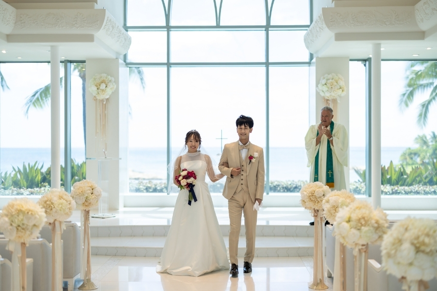 ハワイ結婚式・挙式・ウェディング「コオリナ・チャペル・プレイス・オブ・ジョイ」体験写真＆体験レポート