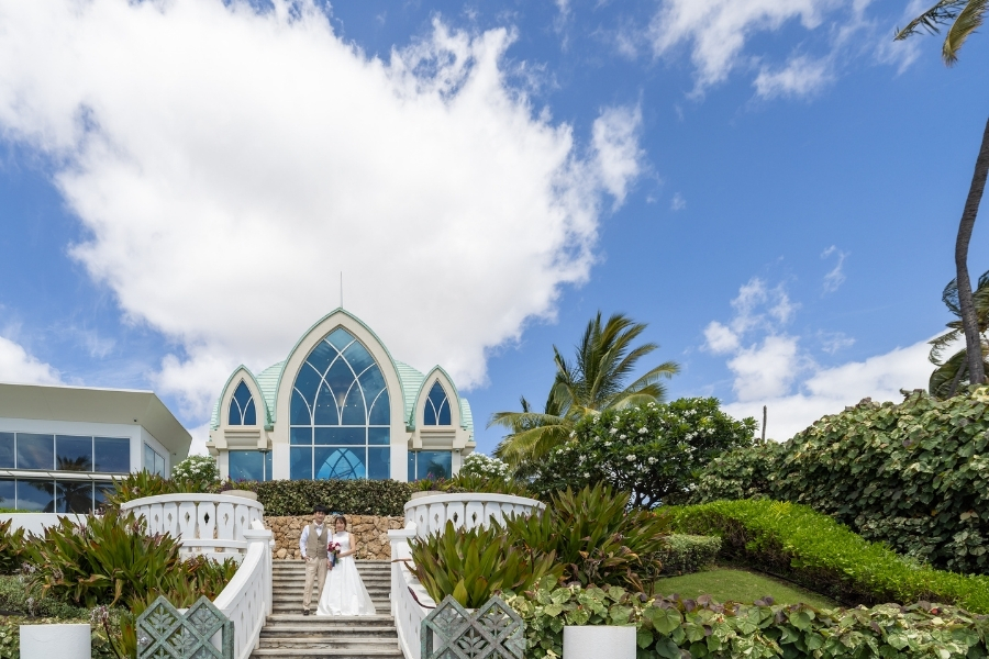 ハワイ結婚式・挙式・ウェディング「コオリナ・チャペル・プレイス・オブ・ジョイ」体験写真＆体験レポート