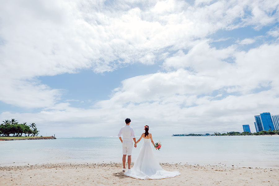 ハワイフォトウェディング・ハワイウェディングフォト「マジックアイランド・セレモニー フォトプラン Photo」フォト