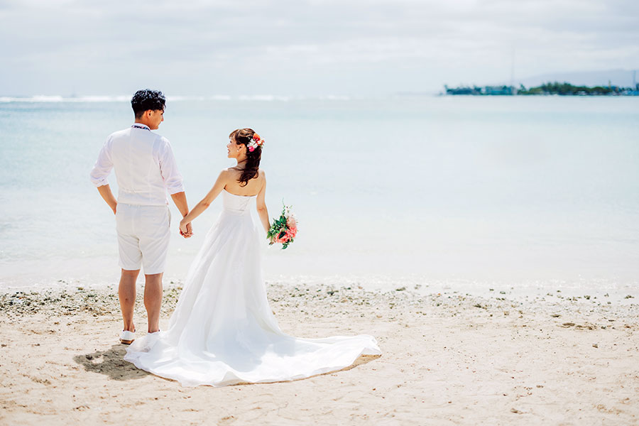 ハワイフォトウェディング・ハワイウェディングフォト「マジックアイランド・セレモニー フォトプラン Photo」フォト