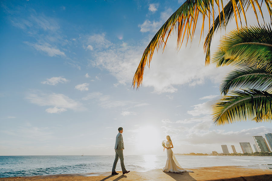 ハワイフォトウェディング・ハワイウェディングフォト「マジックアイランド・セレモニー フォトプラン Photo」フォト
