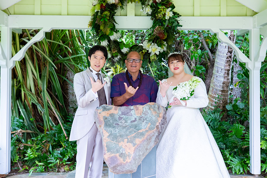 ハワイ結婚式・挙式・ウェディング「ザ・プライベート・ガーデン アロハ・ケ･アクア」