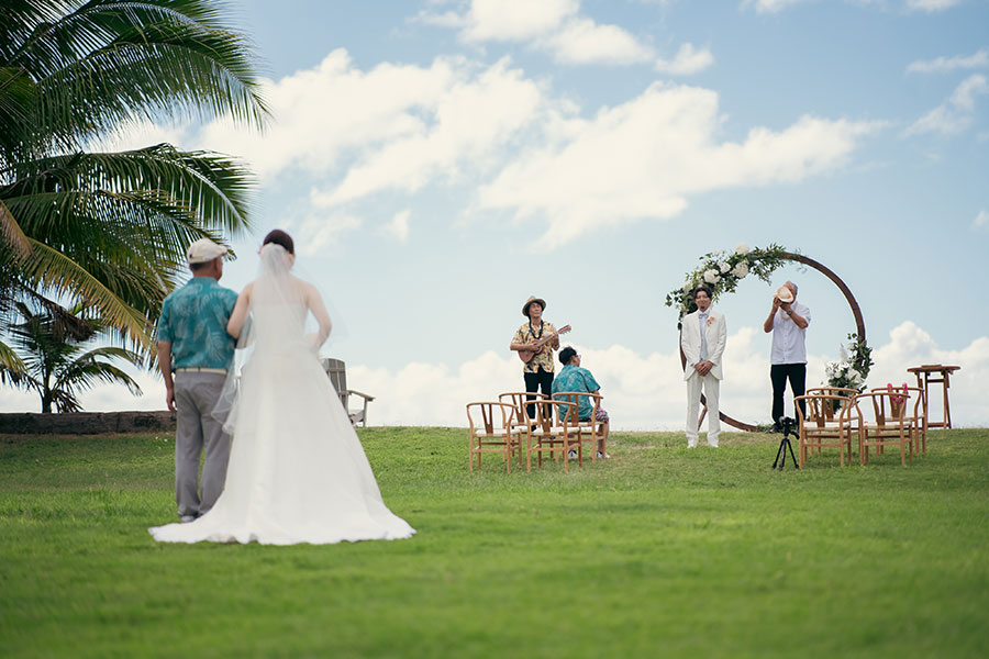ハワイ結婚式・挙式・ウェディング「ザ・サーフ ポハクプナ ビーチクラブ 」体験写真＆体験レポート
