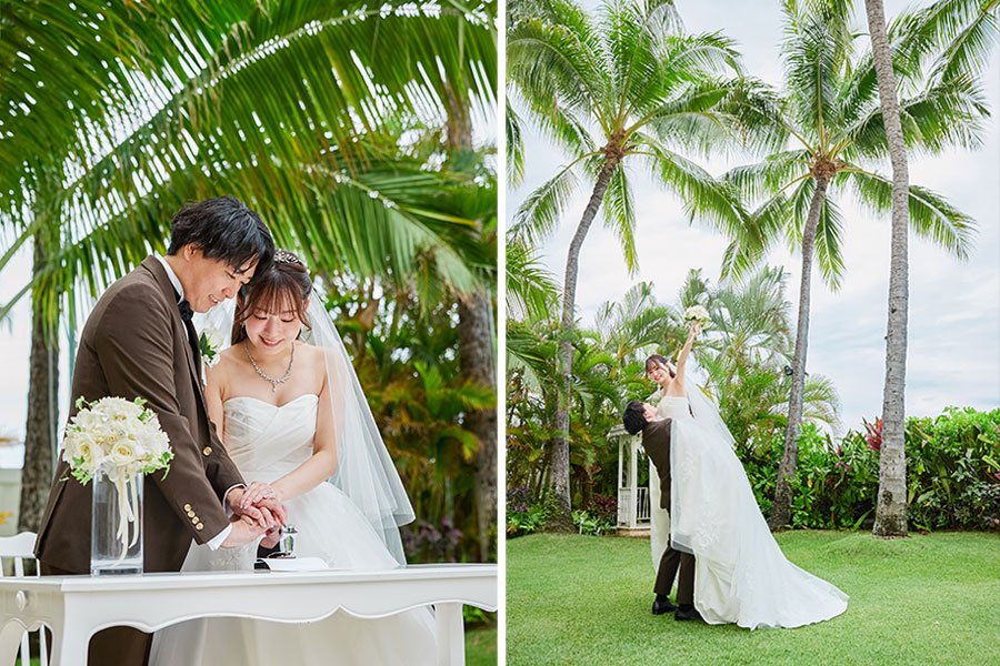 ハワイ結婚式・挙式・ウェディング「ザ･モアナチャペル 」体験写真＆体験レポート