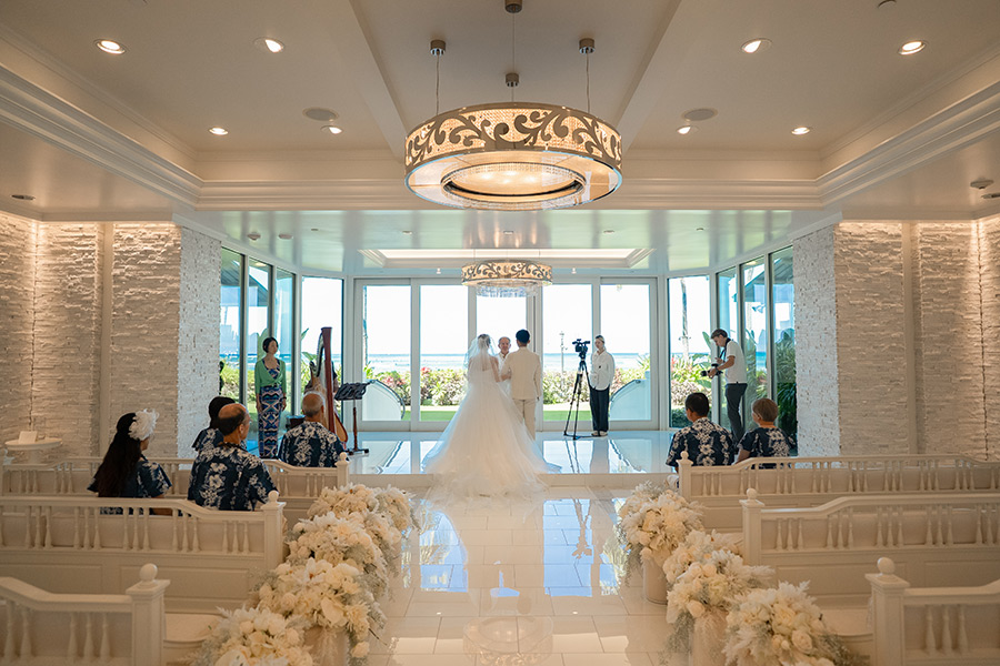 ハワイ結婚式・挙式・ウェディング「ザ･モアナチャペル 」体験写真＆体験レポート
