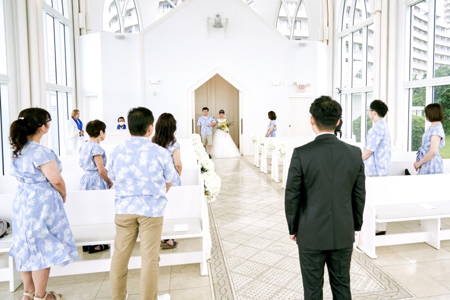 グアム結婚式・挙式・ウェディング「クリスタルチャペル」フォト・体験写真・体験レポート