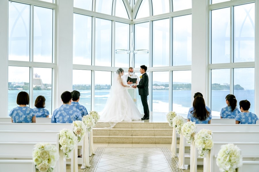 グアム結婚式・挙式・ウェディング「クリスタルチャペル」フォト・体験写真・体験レポート