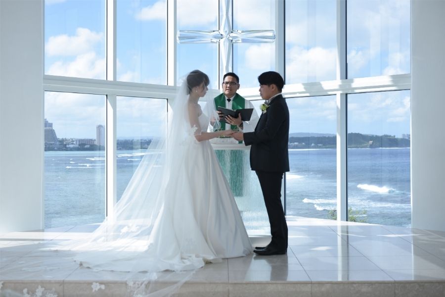 グアム結婚式・挙式・ウェディング「クリスタルチャペル」フォト・体験写真・体験レポート