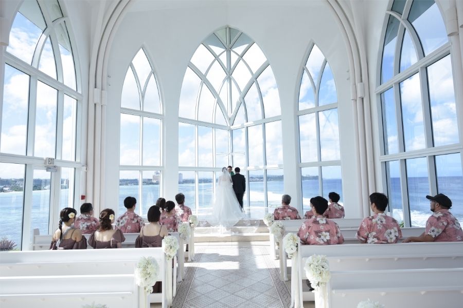 グアム結婚式・挙式・ウェディング「クリスタルチャペル」フォト・体験写真・体験レポート