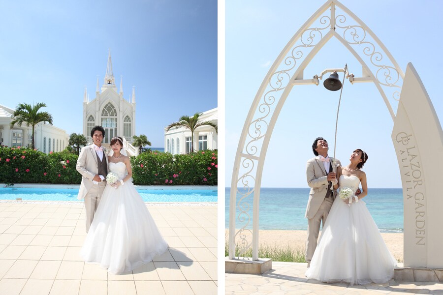 ラソール ガーデン アリビラ バレンタインキャンペーン 沖縄結婚式 Hisウェディング アバンティ オアシス