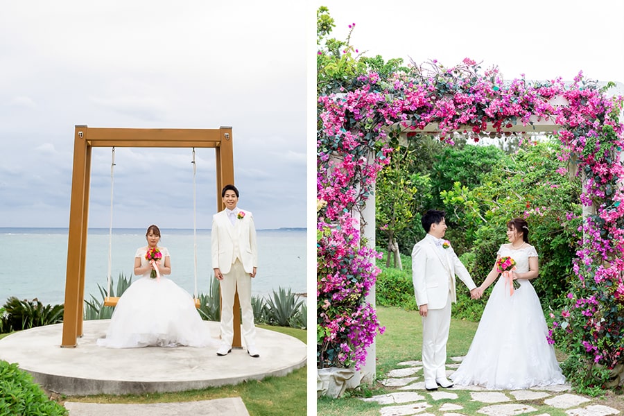 沖縄結婚式・挙式・ウェディング「ザ・ギノザリゾート 美らの教会」フォト・体験写真・体験レポート