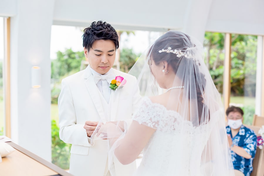 沖縄結婚式・挙式・ウェディング「ザ・ギノザリゾート 美らの教会」フォト・体験写真・体験レポート