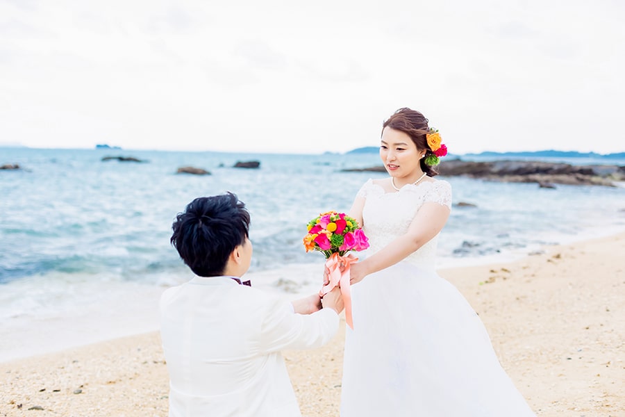 沖縄結婚式・挙式・ウェディング「ザ・ギノザリゾート 美らの教会」フォト・体験写真・体験レポート