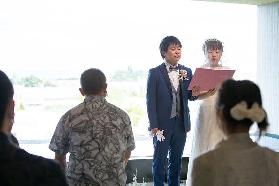 沖縄結婚式・挙式・ウェディング「ブルーインフィニティー」フォト