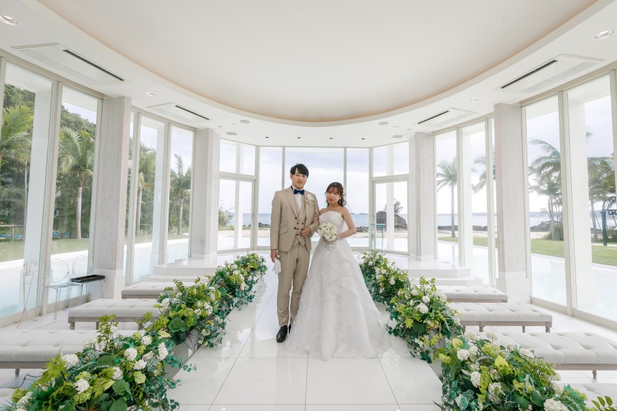 沖縄結婚式・挙式・ウェディング「ラグジュアリーウェディングフォトプラン」写真・レポート