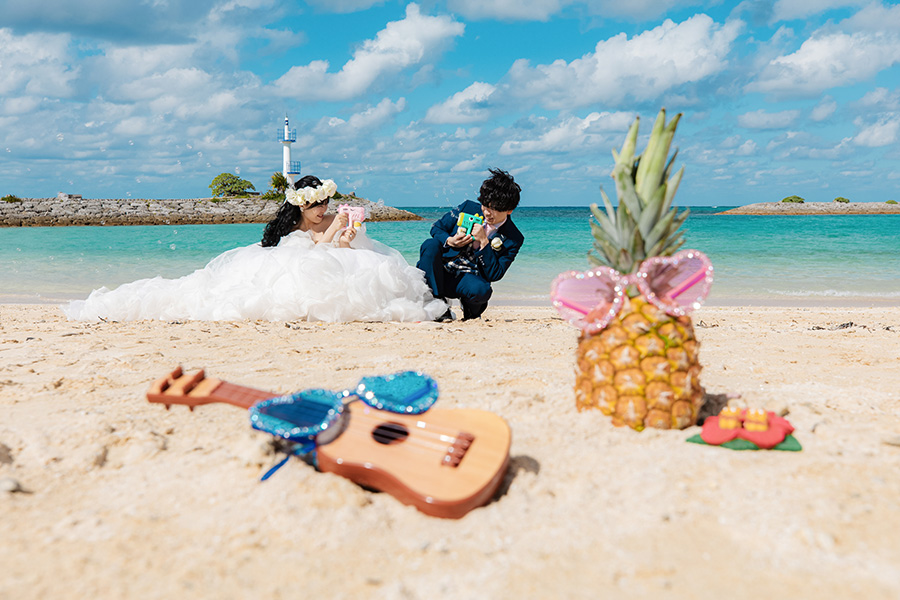 沖縄結婚式・挙式・ウェディング「アートグレイス オーシャンフロント ガーデンチャペル 沖縄」写真・レポート