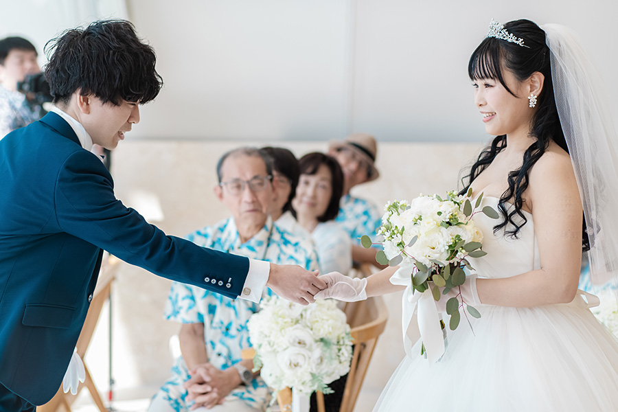 沖縄結婚式・挙式・ウェディング「アートグレイス オーシャンフロント ガーデンチャペル 沖縄」写真・レポート