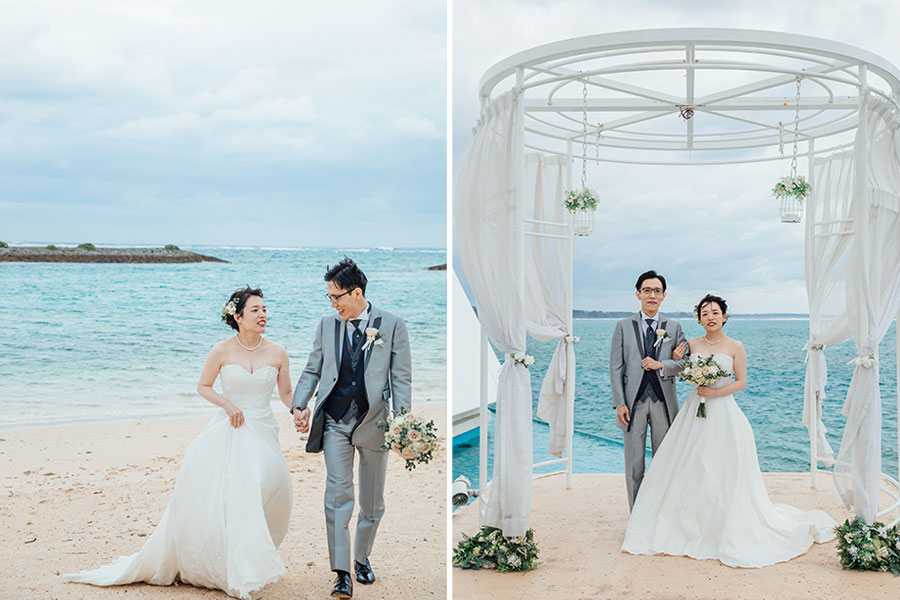 沖縄結婚式・挙式・ウェディング「アートグレイス オーシャンフロント ガーデンチャペル 沖縄」写真・レポート