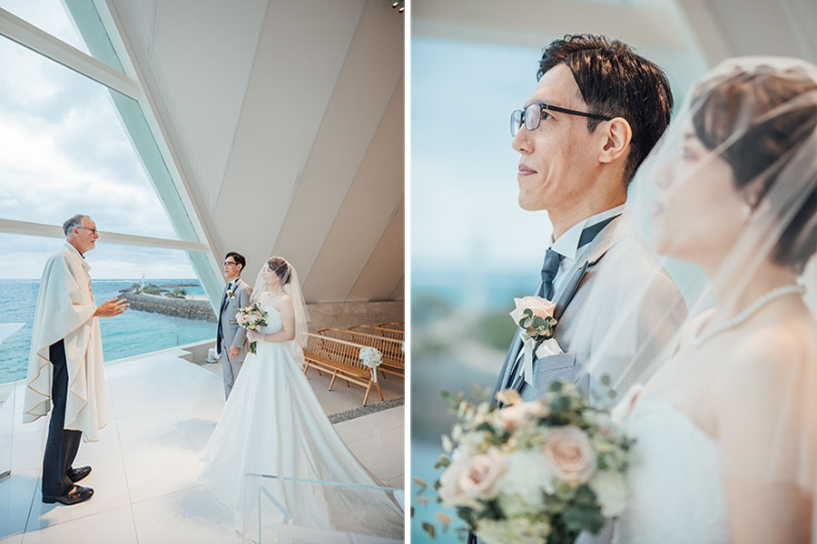 沖縄結婚式・挙式・ウェディング「アートグレイス オーシャンフロント ガーデンチャペル 沖縄」写真・レポート