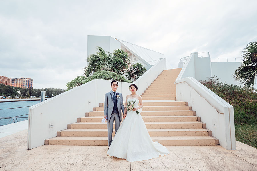 沖縄結婚式・挙式・ウェディング「アートグレイス オーシャンフロント ガーデンチャペル 沖縄」写真・レポート