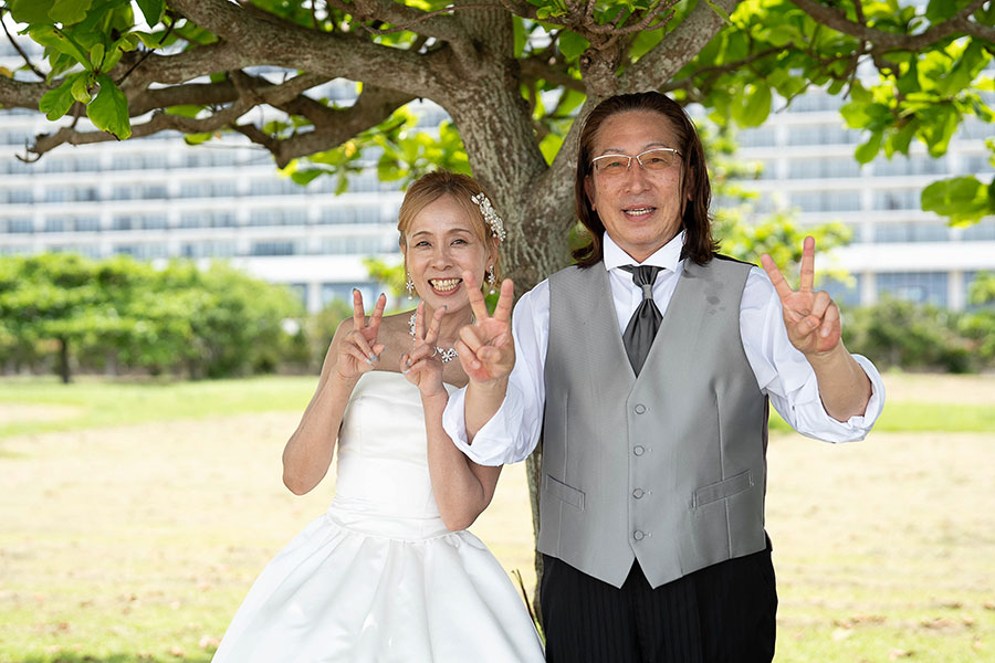 沖縄結婚式・挙式・ウェディング「チャペル＆ビーチフォトプラン シーシェルブルー」写真・レポート
