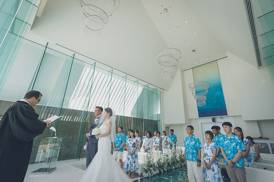 沖縄結婚式・挙式・ウェディング「アイネス ヴィラ ノッツェ沖縄 セント・ジョセフ・チャペル ～五感の教会～」写真・レポート