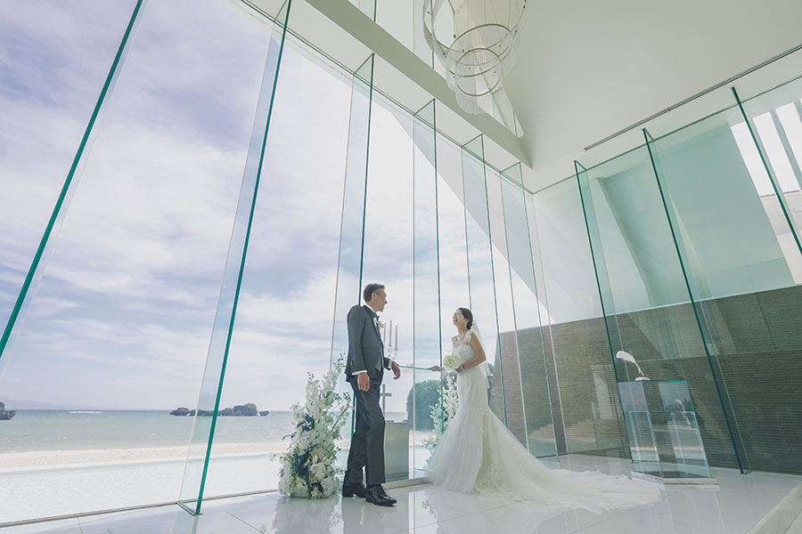 沖縄結婚式・挙式・ウェディング「アイネス ヴィラ ノッツェ沖縄 セント・ジョセフ・チャペル ～五感の教会～」写真・レポート
