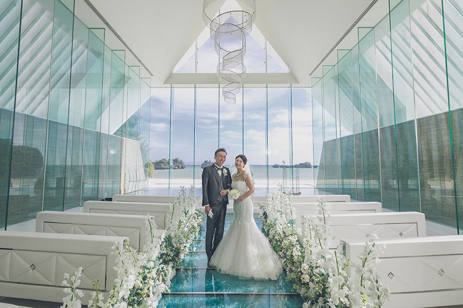 沖縄結婚式・挙式・ウェディング「アイネス ヴィラ ノッツェ沖縄 セント・ジョセフ・チャペル ～五感の教会～」写真・レポート