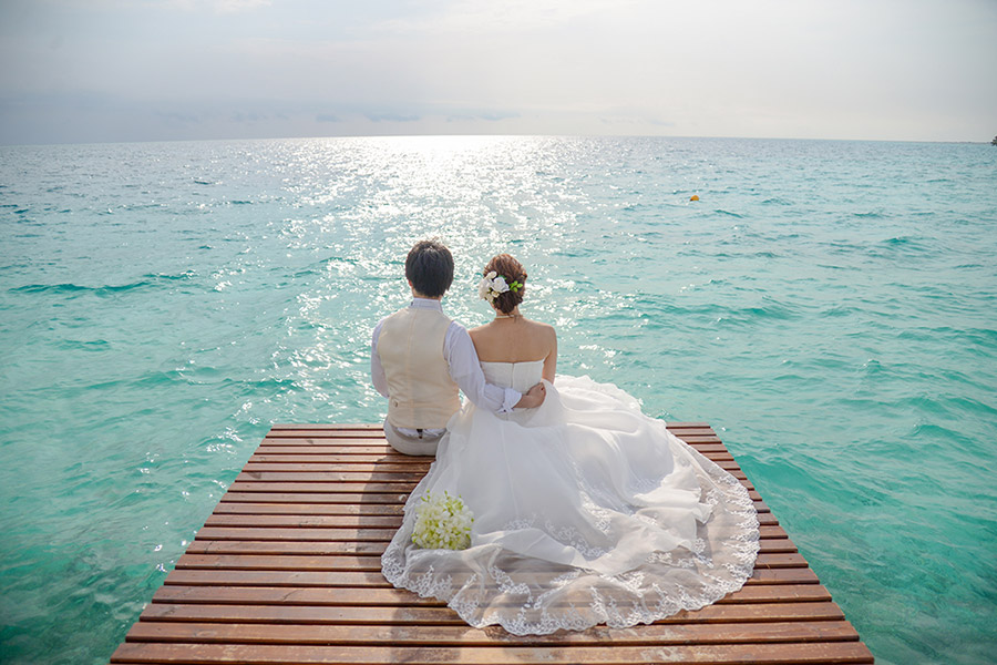 2017年4月 モルディブ・ハネムーンリゾートフォトプラン（センターラ・ラスフシ）｜002｜卒花Collection